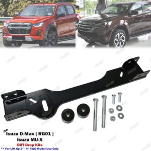 Front Lift 2-4 Diff Drop Kits Fits Isuzu D-Max Dmax Pickup MU-X 4WD 2021-Onwards