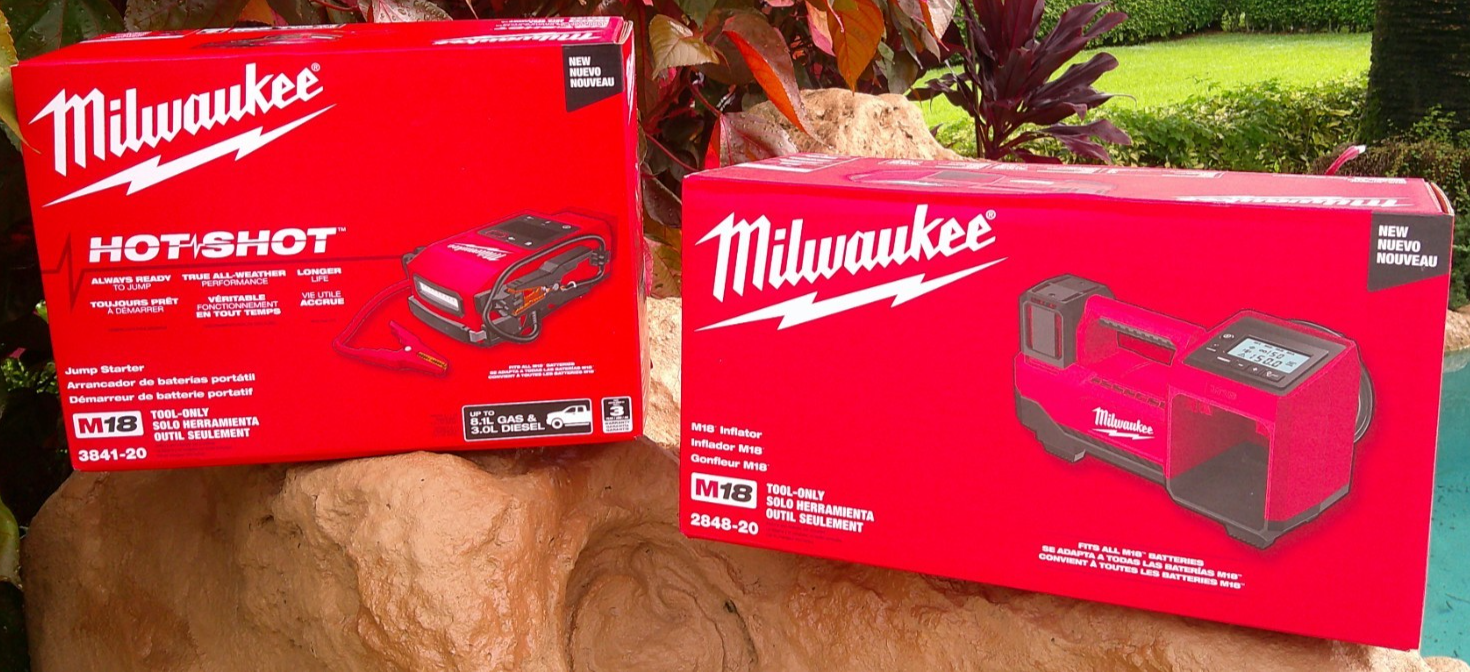 Inflador de neumáticos Milwaukee 2848-20 3841-20 M18 y disparo caliente con 1 batería gratis- - Image 3