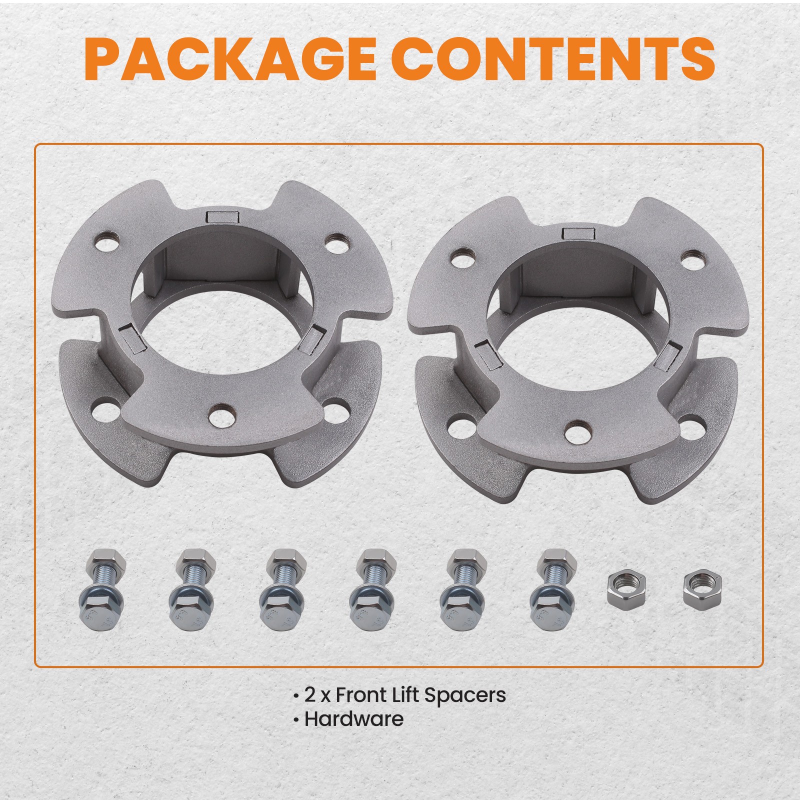 Kit de elevación de nivelación delantero de 2,5" apto para Ford Ranger 2019 4x4- - Image 4