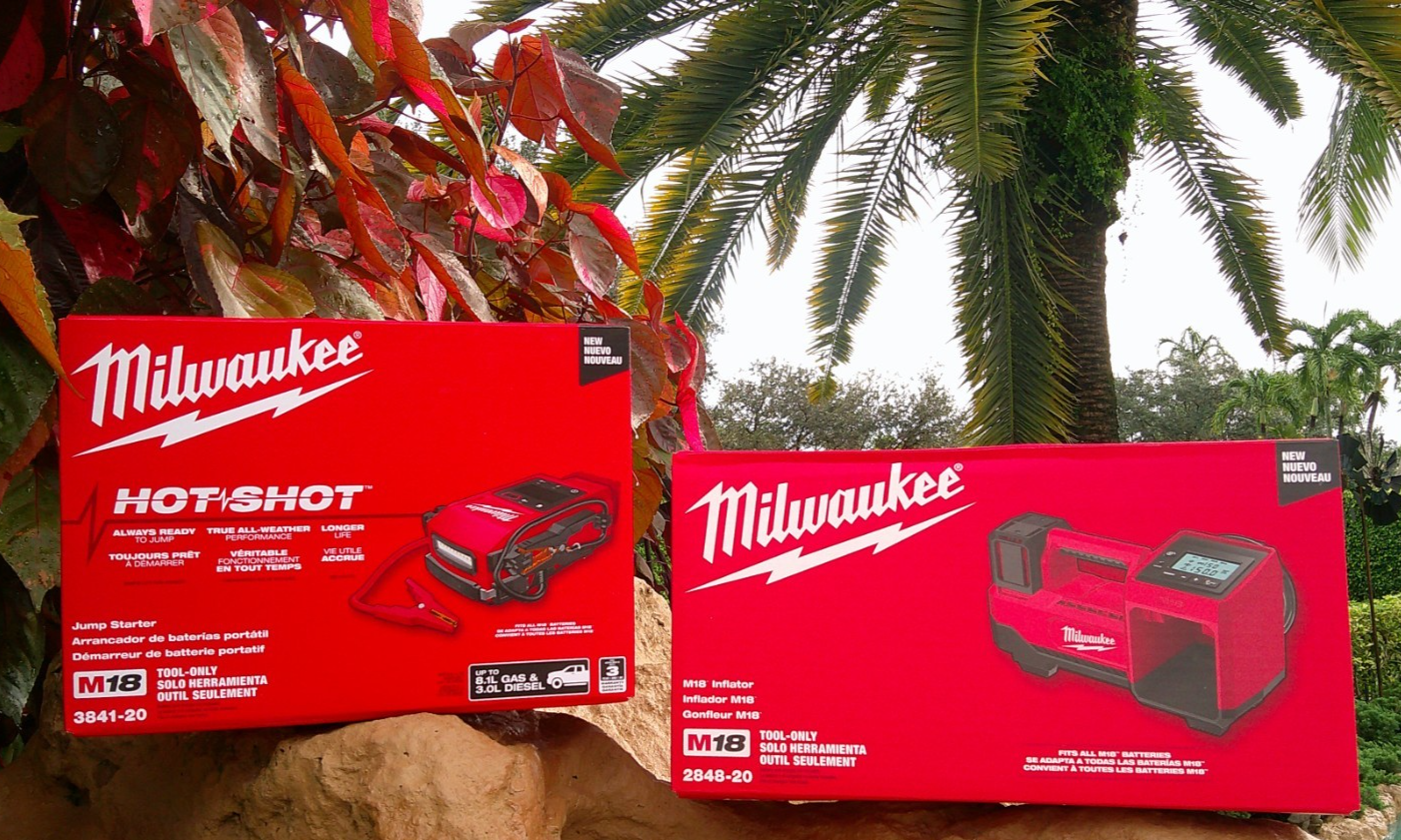 Inflador de neumáticos Milwaukee 2848-20 3841-20 M18 y disparo caliente con 1 batería gratis- - Image 4