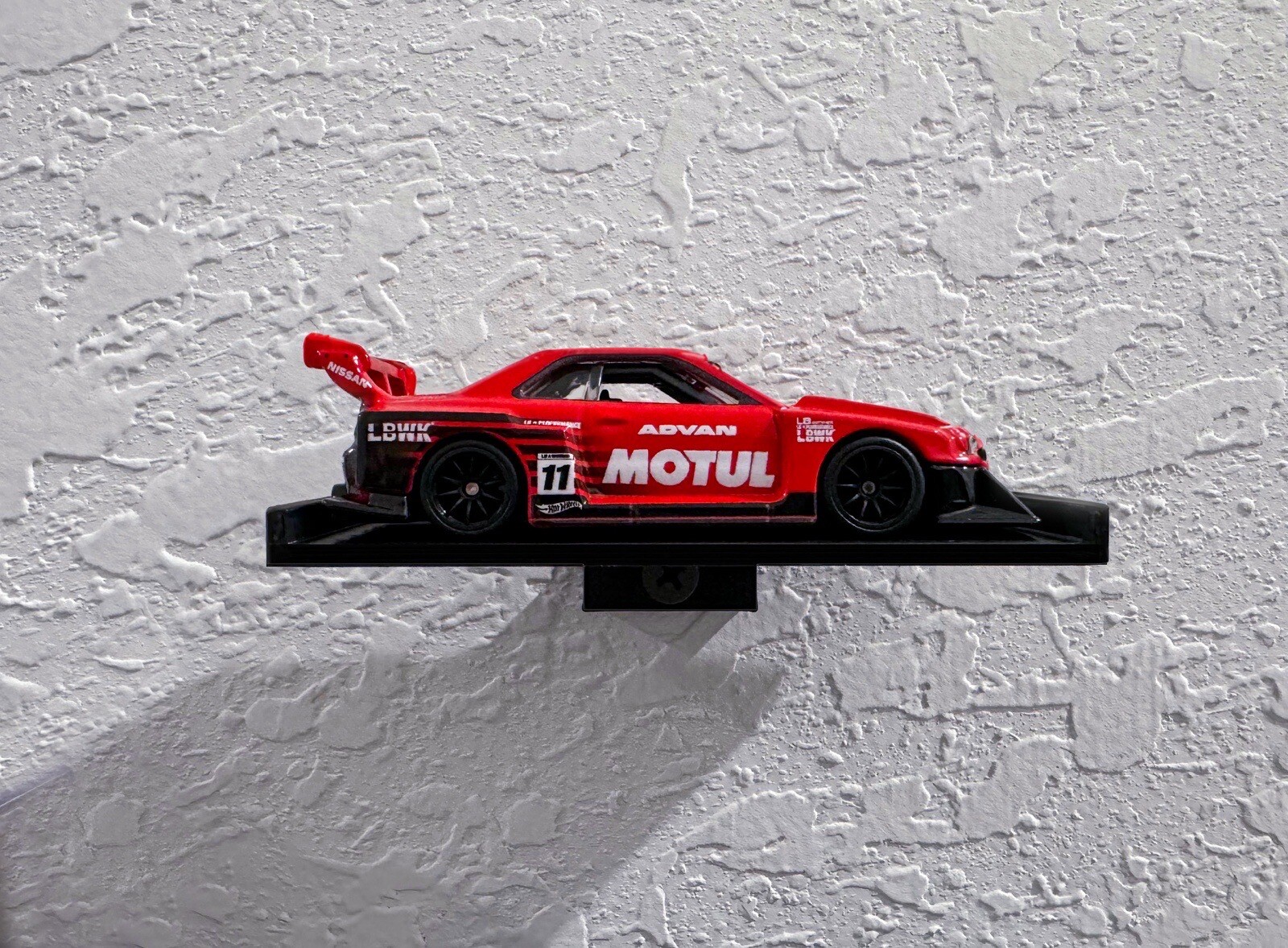 5-Pack 1:64 Car Wall Display Shelf Perfect for Acrylic Cases & Loose Cars - Image 5