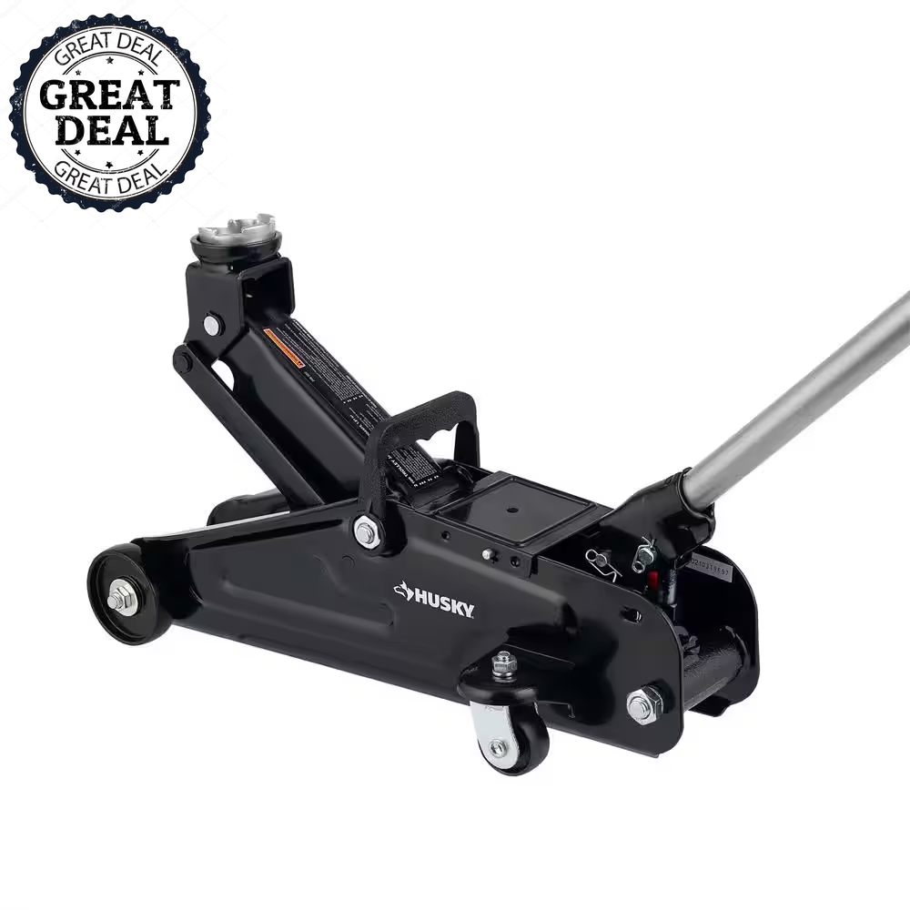 2-Ton Hydraulic Trolley Car Jack Durable Lifting Power Hand Tool Light Weight