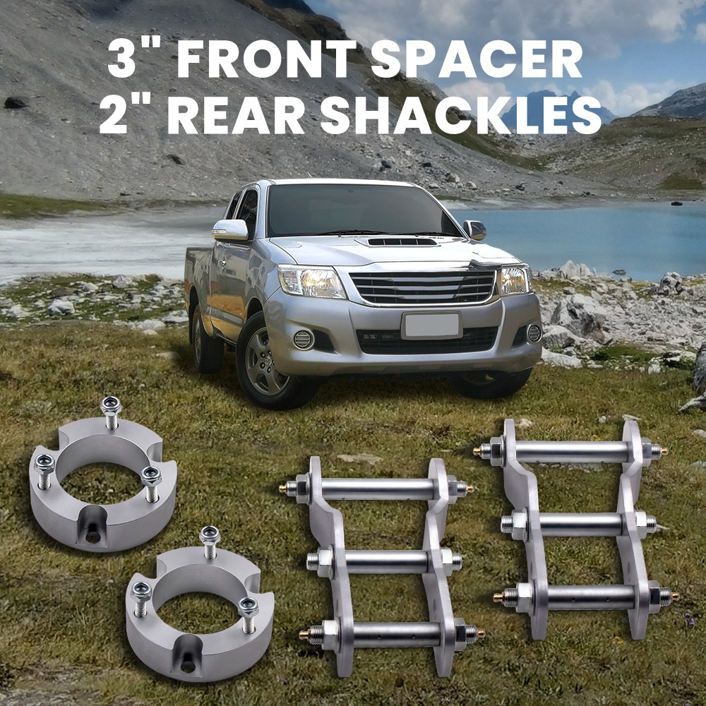 Kit de elevación de nivel delantero + trasero de 3" kits para Toyota Hilux 4x4 05-14- - Image 3