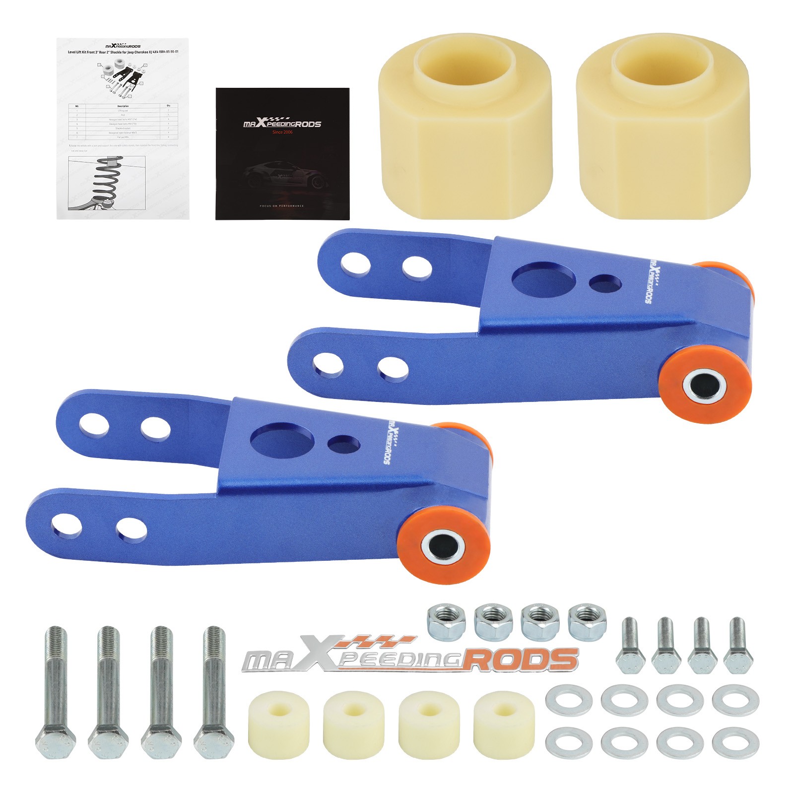 Kit de elevación de nivel de 3"" + 2"" para Jeep Cherokee XJ 4x4 1984-01-