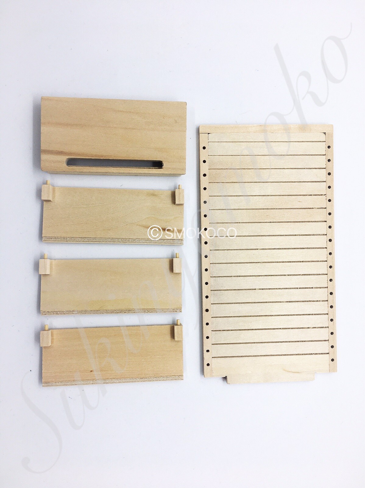 Miniature Convenience Store Display Shelves 1:12 Scale Dollhouse - Image 5
