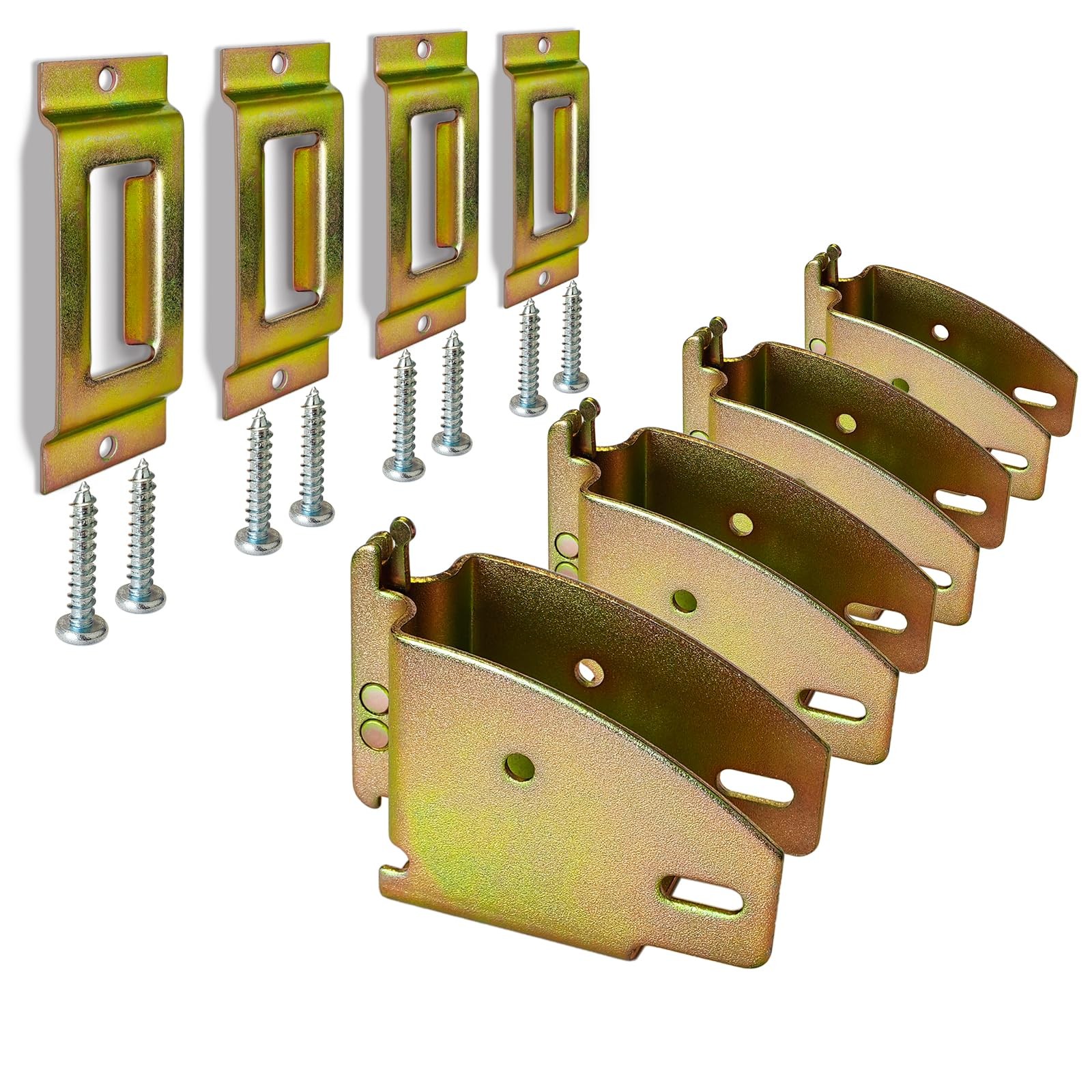 MorScan E-Track Wood Beam End Socket with Tie Down Slots Shelf Brackets for 2x4