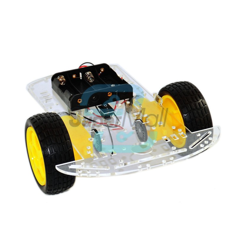 Kits de chasis 2x2/4x4 con codificador de velocidad neumático 65x26 mm para coche inteligente robot Arduino- - Image 3