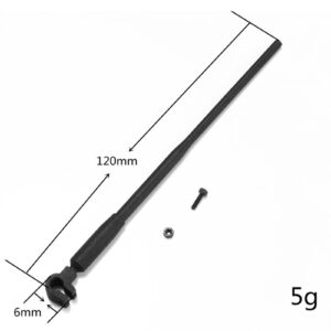 Kits de antena 1/10 para coche Axial TRX6 G63 6x6 SCX10 TRX4 G500 4x4 RC4WD D90 D110-