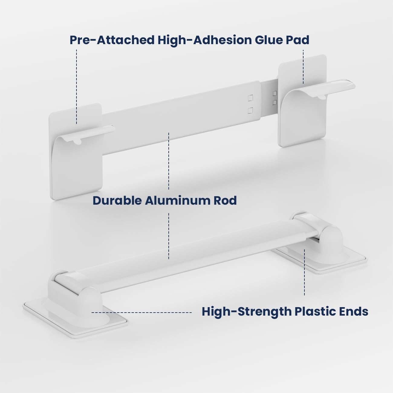 Adjustable RV Shower Corner Storage Bar- Durable Aluminum RV Corner Caddy for... - Image 5
