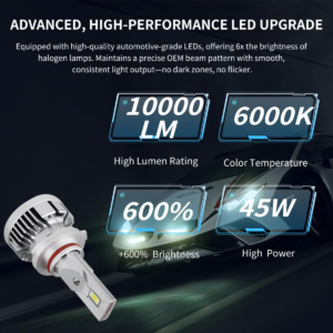 Kit LED 9005 HB para Kenworth T680 2014 con Hid Plug and Play 6000K 22.000 lúmenes...-