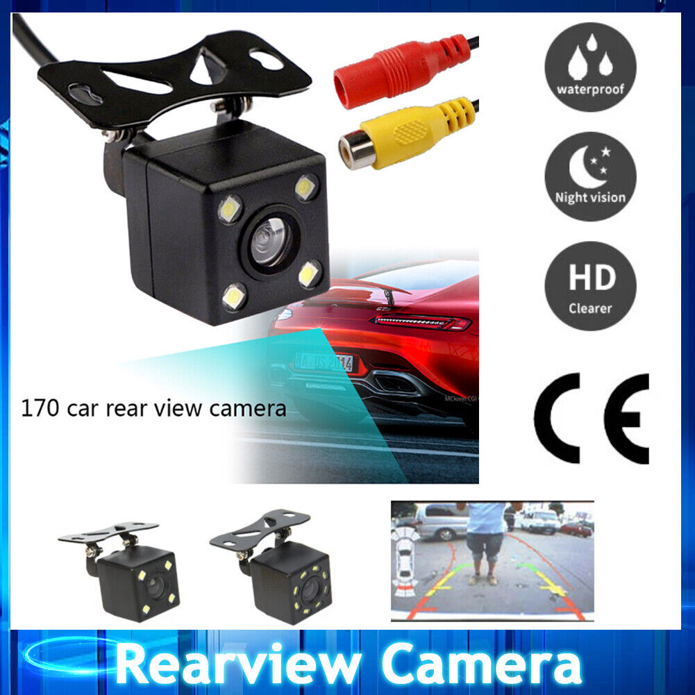 4LEDS Reverse Camera Rear View Backup Reversing Night Vision HD Waterproof