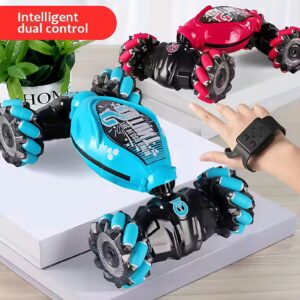 Coche de acrobacias 4x4 con detección de gestos manuales 360° RC todoterreno control remoto giro coche juguete-