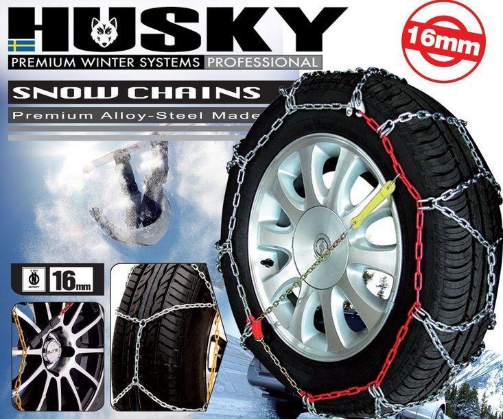 Cadenas de nieve Sumex Husky Winter Professional 16 mm 4x4 para neumáticos de rueda de coche de 19" x 2- - Image 3