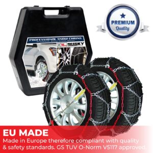 Sumex Husky Invierno Universal 16mm Cadenas de Nieve Rueda Coche Neumáticos 4x4 Par incl Caja-