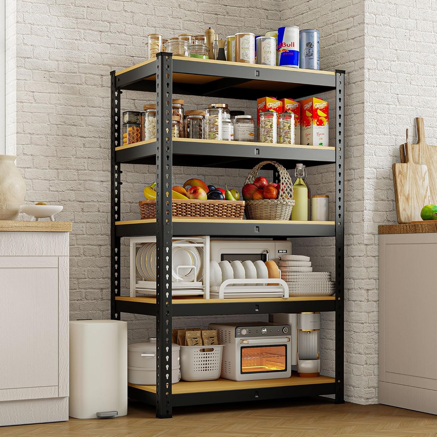 Storage Shelves Garage Shelving 5 Tier Heavy Duty Metal Shelving 2000LBS - Image 5