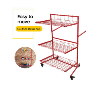 3 Shelf Storage Shelving Innovative Parts Carts Body Shop Tools Storage Rack US