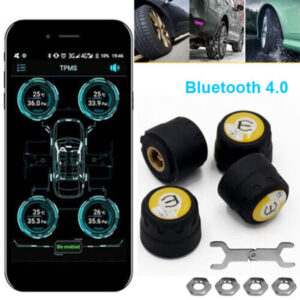 Sistema de monitoreo de presión de neumáticos de automóvil Bluetooth inalámbrico TPMS sensor de monitor de neumáticos-