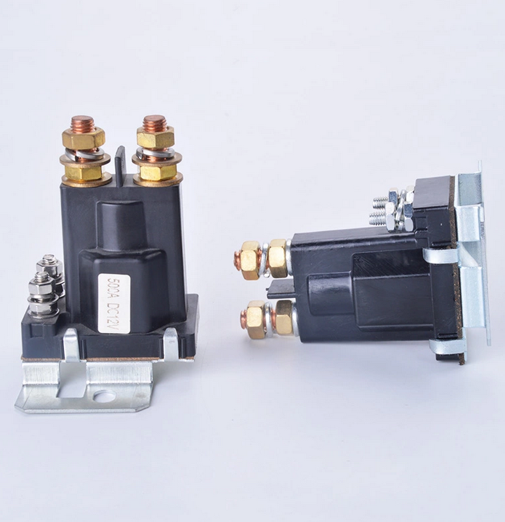 Relé de alta corriente 500A 12V/24V relé de arranque de batería doble gran corriente alimentación de automóvil- - Image 5