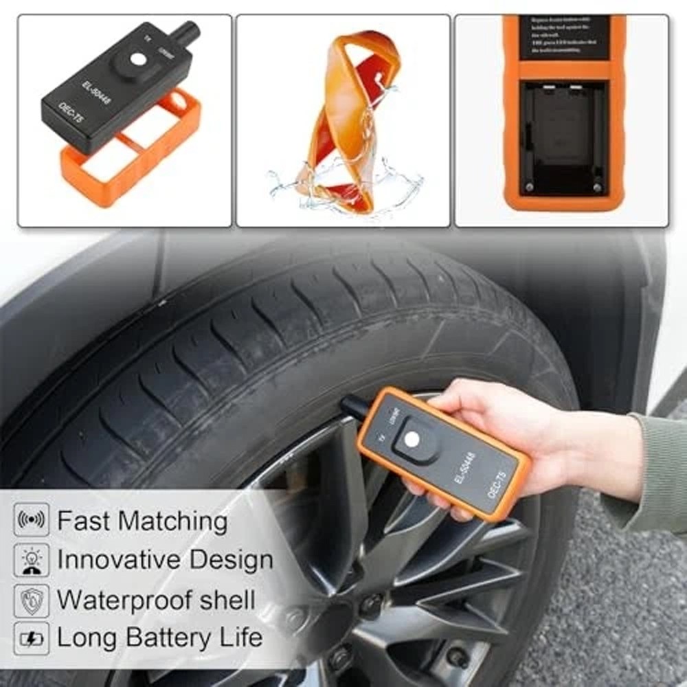 Dispositivo de restablecimiento de presión de neumáticos Monitor de neumáticos Sensor de reaprendizaje de automóvil Herramienta de activación TPMS- - Image 5
