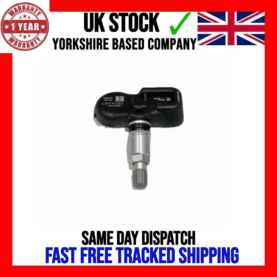 4X SENSOR DE PRESIÓN DE NEUMÁTICOS TPMS 433 MHZ COMPATIBLE CON TOYOTA CAMRY V4 2006-2014 42607-02030- - Image 4