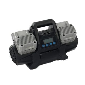 12V Quad Cylinder Air Compressor 150 PSI Heavy Duty Portable Tire Inflator