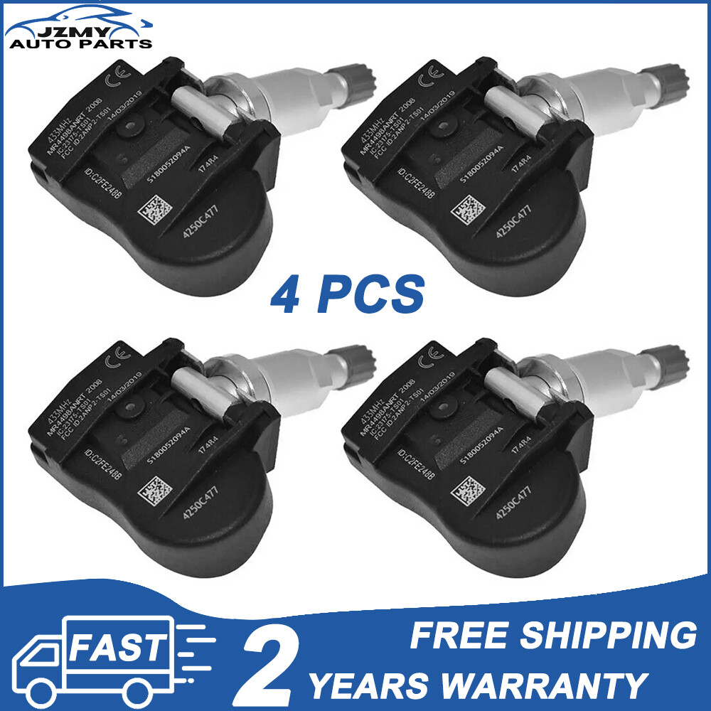 Sensor de sistema de monitor de presión de neumáticos 4X para Mitsubishi L200/Triton TPMS PRECODIFICADO-