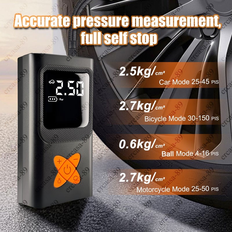 Tire Inflator Car Air Pump Compressor Electric Portable Auto 12V Volt 150 PSI - Image 4