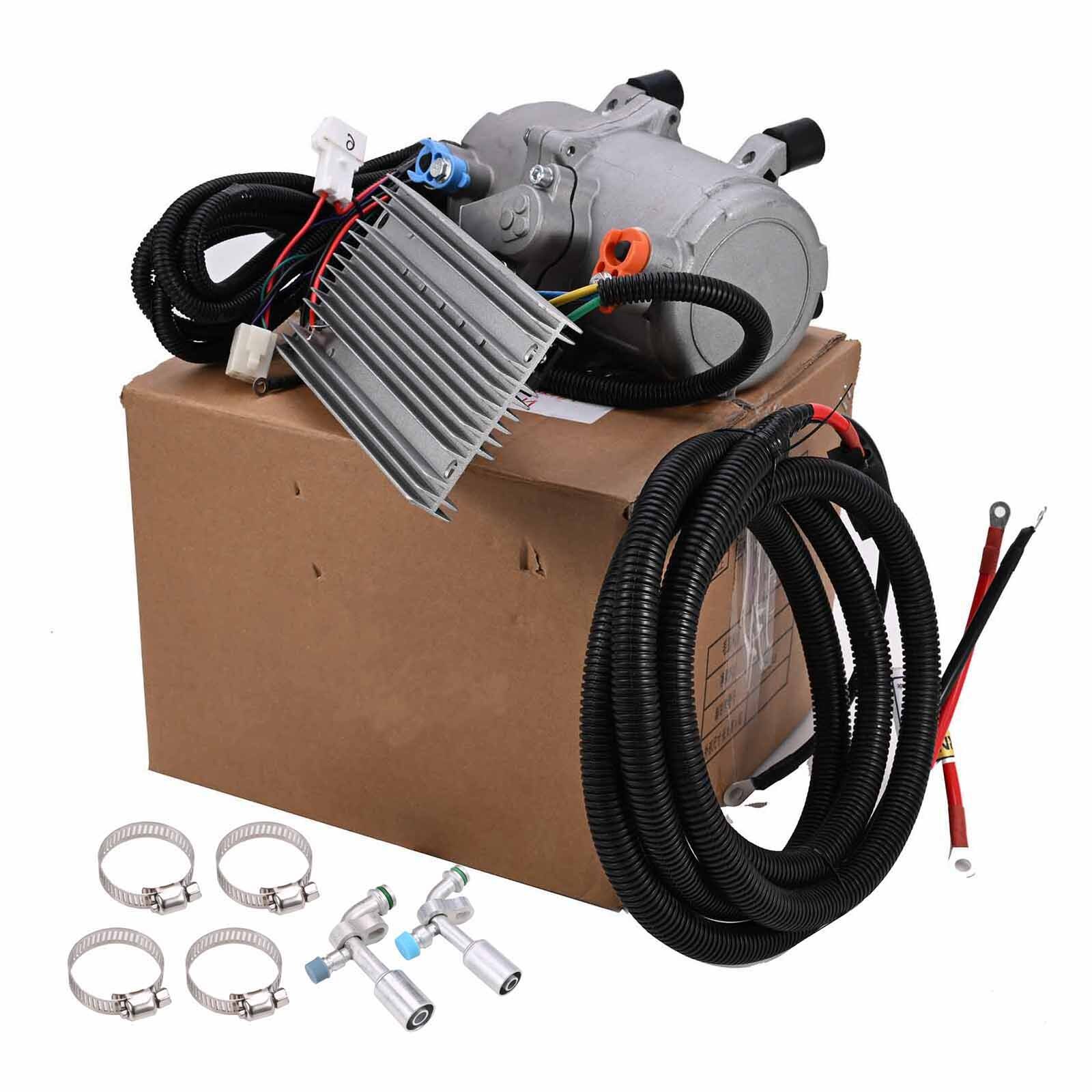 12V Electric Compressor Scroll Set For Auto DC Air Conditioning Truck Bus Car RV - Image 2