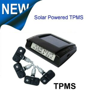 PRESIÓN DE NEUMÁTICOS INALÁMBRICA ALIMENTADA POR ENERGÍA SOLAR TPMS 4 SENSORES INTERNOS 4X4 -