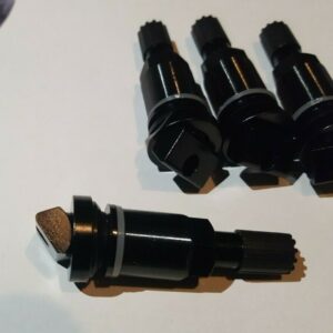 Nuevo BMW Juego de 4 Válvulas de Neumático TPMS Aluminio x4 -