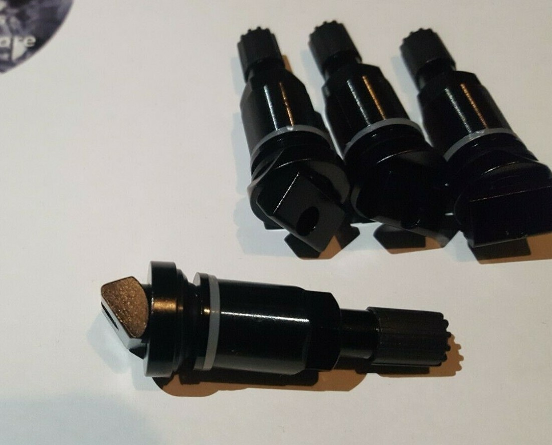 Nuevo BMW Juego de 4 Válvulas de Neumático TPMS Aluminio x4 -