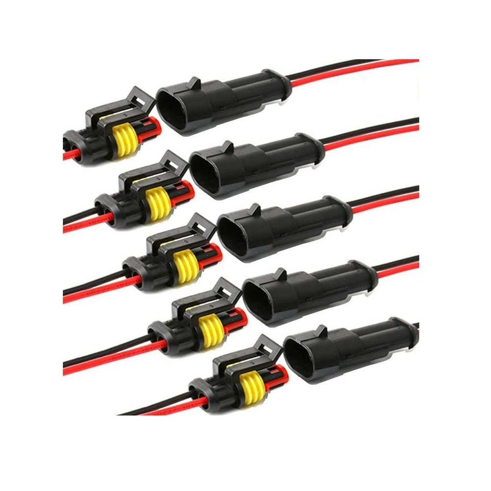 352 piezas conectores de cable automotrices impermeables terminales de enchufe herramienta de alicate de prensado- - Image 3