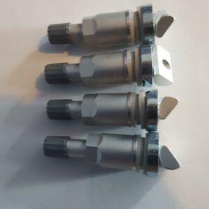 Nuevo juego de 4 válvulas de neumático plateadas BMW TPMS x4 m2 m3 m4-