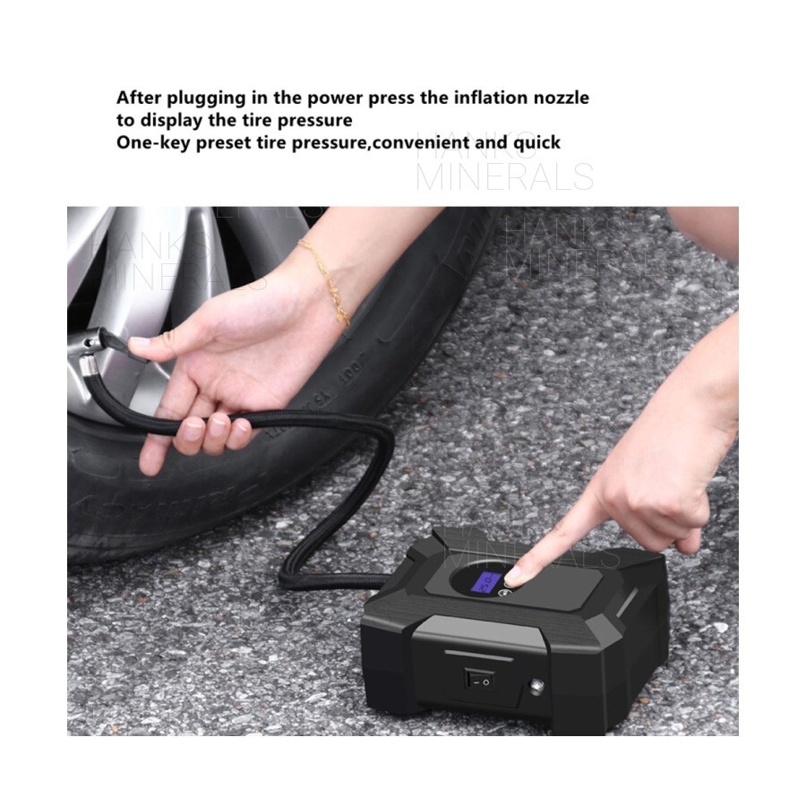 Car Air Tire Pump Inflator Portable Compressor Digital Electric Auto 150PSI 12V - Image 4