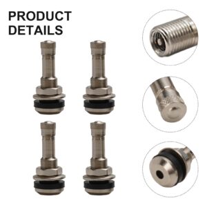 4 Bolt In Car Van Alloy Steel Wheel Metal Tubeless Tyre Valves Hole 453 & 625