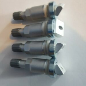 Nuevo juego de 4 válvulas de neumáticos de aluminio TPMS x4 se adapta a Ford, Nissan-