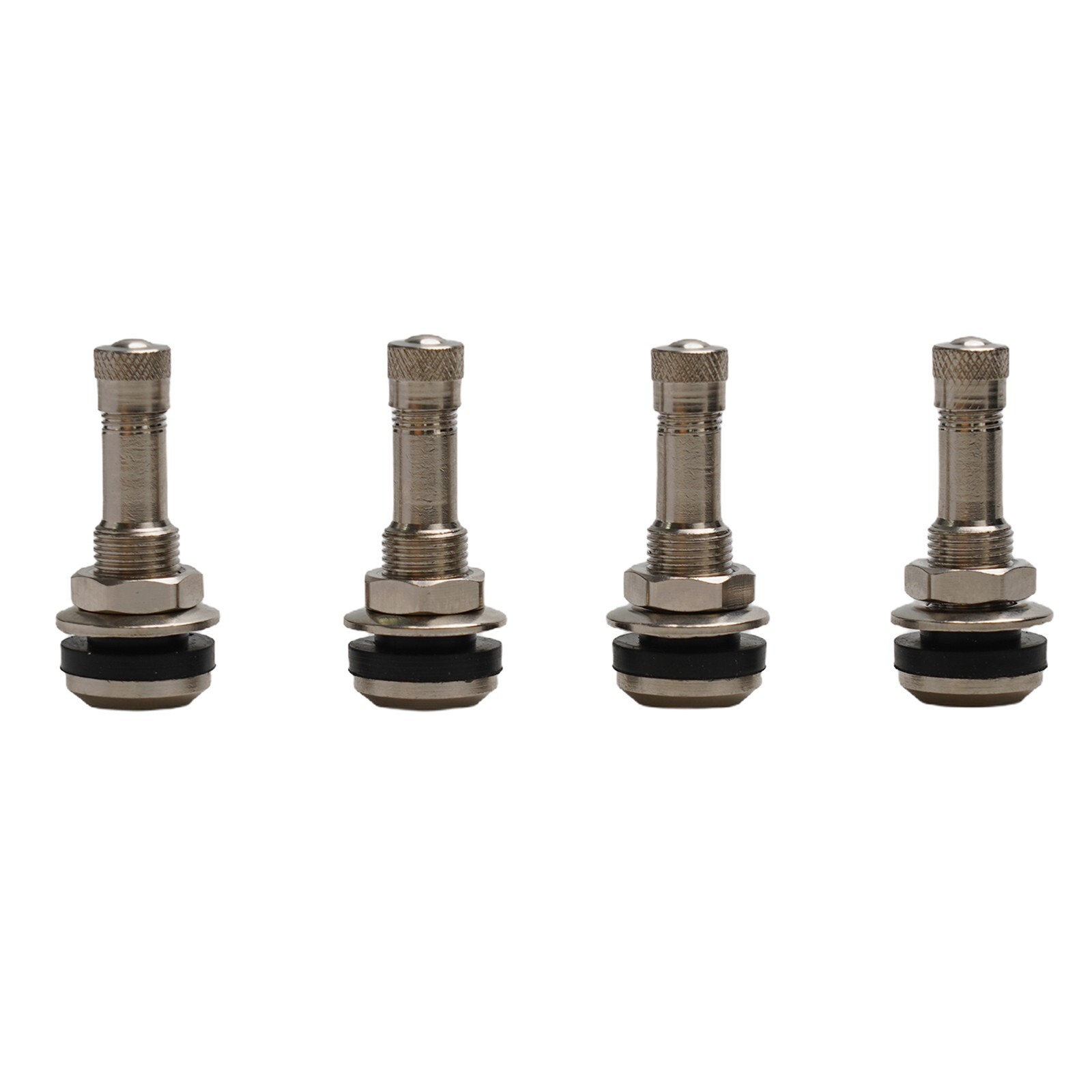 Paquete de 4 válvulas de neumático sin cámara de perno de calidad superior con abrazadera de metal TR 416- - Image 2