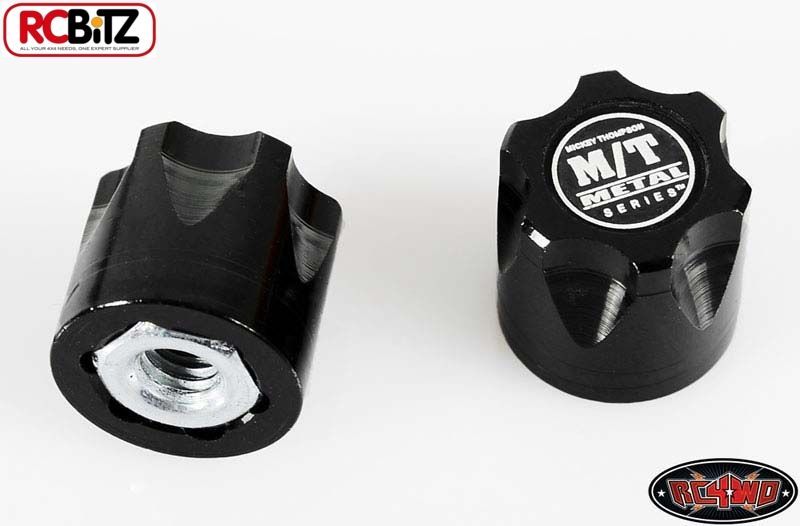 Tapacubos centrales de rueda serie metal Mickey Thompson RC4WD 2 NEGRO Z-S0850-