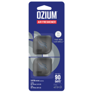 Ambientadores de aire de aire acondicionado con clip de ventilación para automóvil de membrana de ozio, ese olor a automóvil nuevo, paquetes de 2-