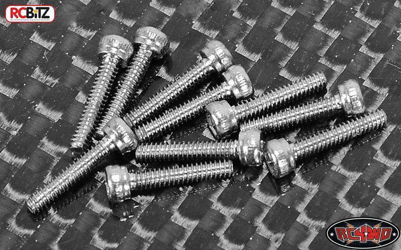 Tornillos de cabeza de enchufe M1,6 x 8 mm 10 RC4WD Z-S0751 se adapta a Pully ARB diff Raceline-