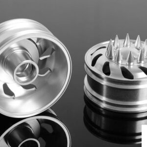 Force Directional Semi Front Wheels w/ Spiked Caps Z-W0053 RC4WD Tamiya Truck