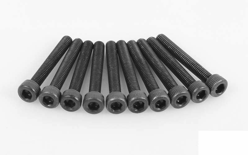 Tornillos de cabeza de enchufe de acero M3 x 22 mm (10) Z-S1367 RC4WD aptos para Dakar Gruiser trasero-