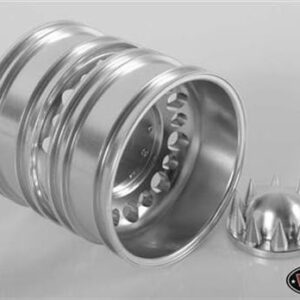 Ruedas traseras para semirremolque Choas RC4WD con tapas con clavos / RC4ZW0153-