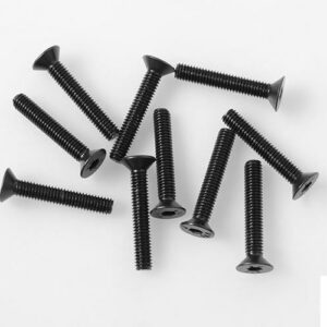 Tornillos de cabeza plana de acero M3 x 18 mm x10 Z-S1772 RC4WD avellanado RC-