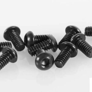 Tornillos de tapa de cabeza de botón de acero M2 x 4 mm (10) Z-S1096 RC4WD aptos para parachoques de cosas ásperas-