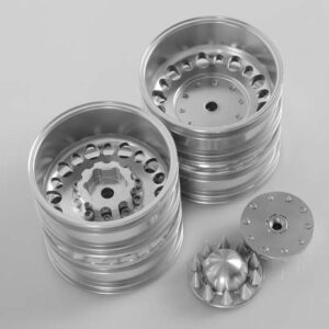 Ruedas traseras para semirremolque Chaos RC4WD - con tapas con clavos-