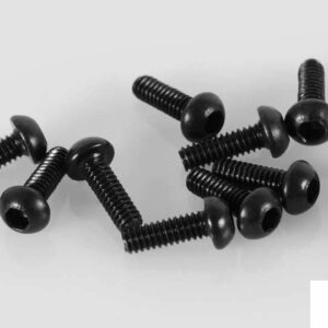 Tornillos de tapa de cabeza de botón de acero M2 x 6 mm (10) Z-S0933 RC4WD para cama de jaula manual CC-