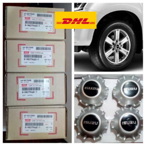 JUEGO 4 piezas. CUBIERTA TAPACUBOS CENTRALES RUEDA ISUZU PICK-UP PIEZAS ORIGINALES 4 WD-