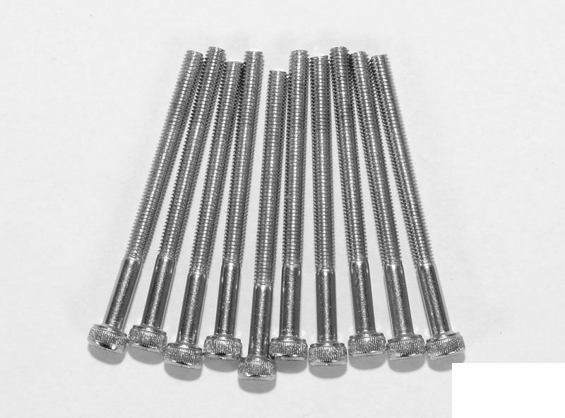 Tornillos de cabeza de enchufe M3 X 40 mm (10) Z-S0710 RC4WD 2,5 mm driver PLATEADO-