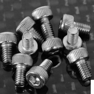 Tornillos de cabeza de enchufe M2,5 x 4 mm (10) (plateado) Z-S0762 RC4WD cabeza hexagonal plateada-